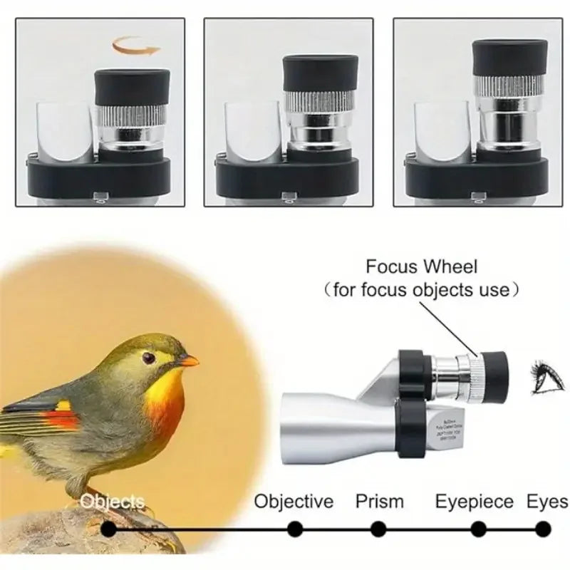 Portable HD Mini Monocular Telescope for Outdoor Adventures