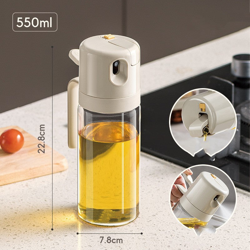 Oil Sprayer Bottle: 2-in-1 BBQ & Cooking Dispenser