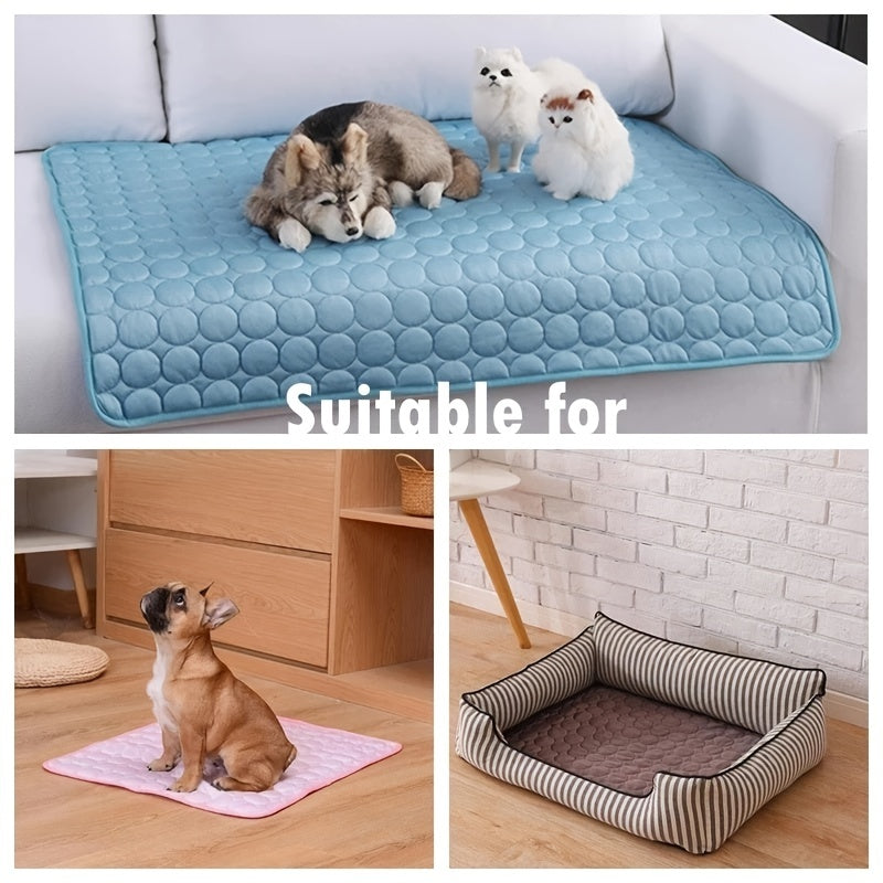 Dog Cooling Mat XL - Summer Pet Cold Bed for All Dogs & Cats
