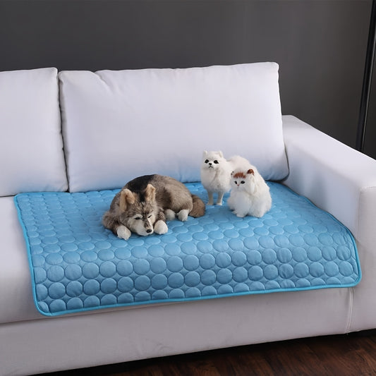 Dog Cooling Mat XL - Summer Pet Cold Bed for All Dogs & Cats