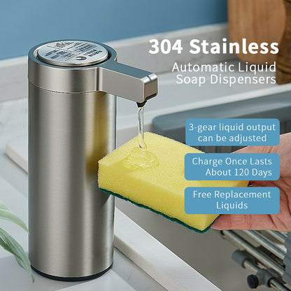 Automatic Sensor Soap Dispenser - 304 Stainless Steel