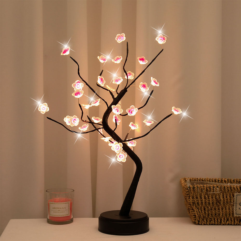 Cherry Blossom LED Tree Lamp - USB/Battery Touch Sensor