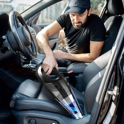 12V Handheld Car Vacuum - Strong Suction, Portable & Mini