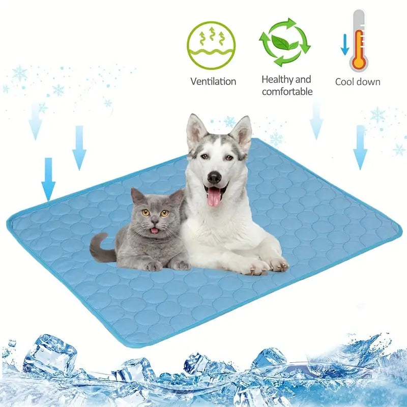 Dog Cooling Mat XL - Summer Pet Cold Bed for All Dogs & Cats