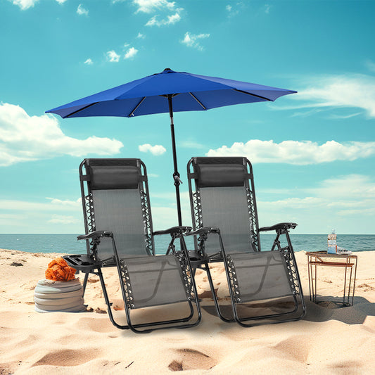 Portable Zero Gravity Lounge Chairs - Outdoor Recliner Set