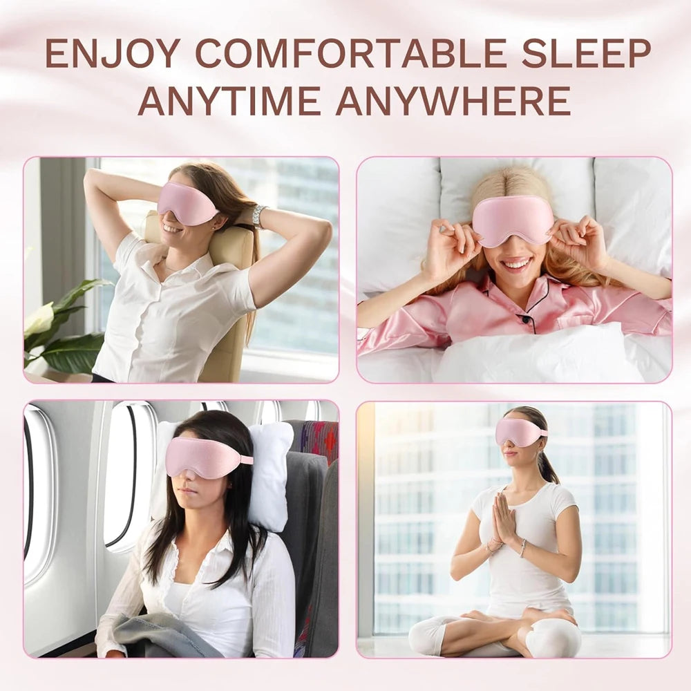 Zero Pressure 3D Sleep Mask - Total Darkness Comfort