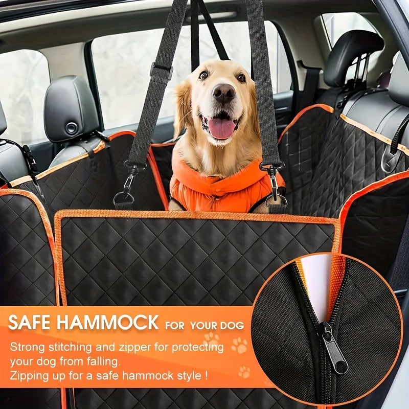 Scratch-Resistant Dog Car Seat Cover - Waterproof Protection