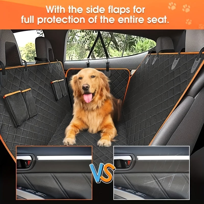 Scratch-Resistant Dog Car Seat Cover - Waterproof Protection
