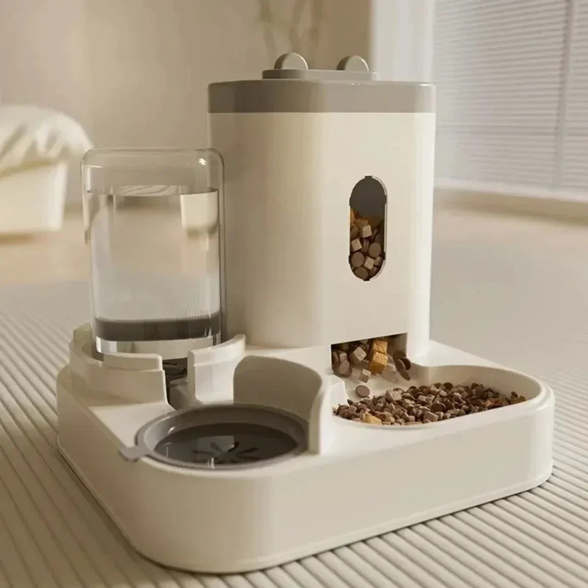 Automatic Pet Feeder & Water Bowl - Large Capacity Dispenser