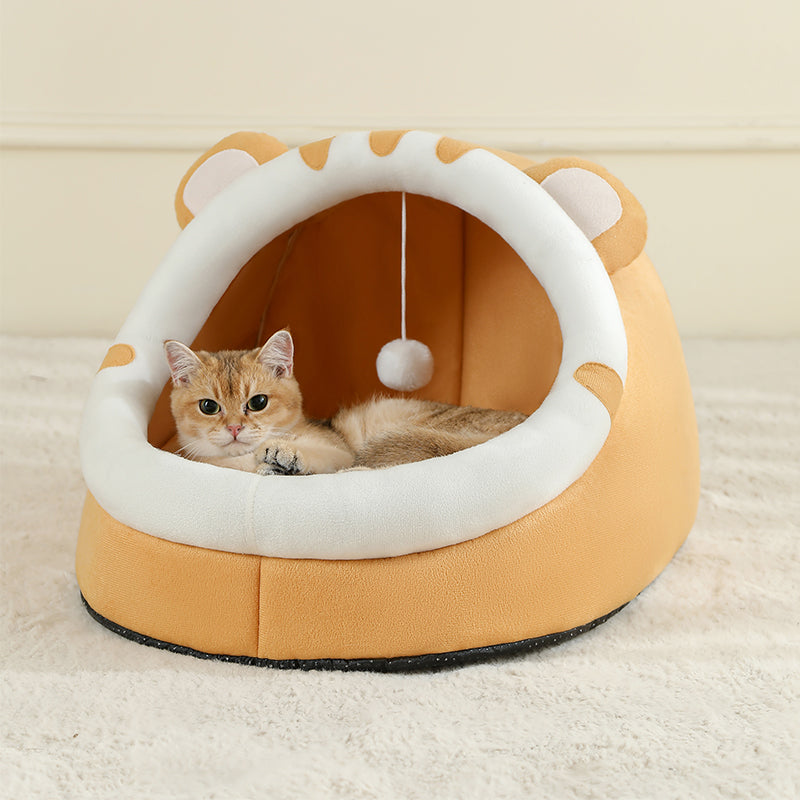 Cat Bed Warm House: Cozy Kitten Cave & Dog Basket
