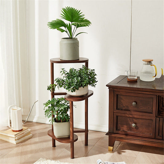 Bamboo Plant Stand 3-Tier Corner Rack
