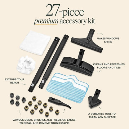 Neat Steam Cleaner 27-Piece Kit - Chemical-Free Floor Cleaning