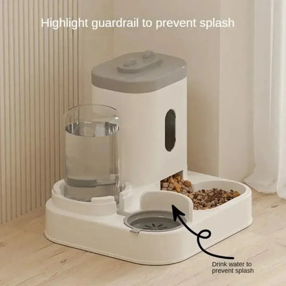 Automatic Pet Feeder & Water Bowl - Large Capacity Dispenser