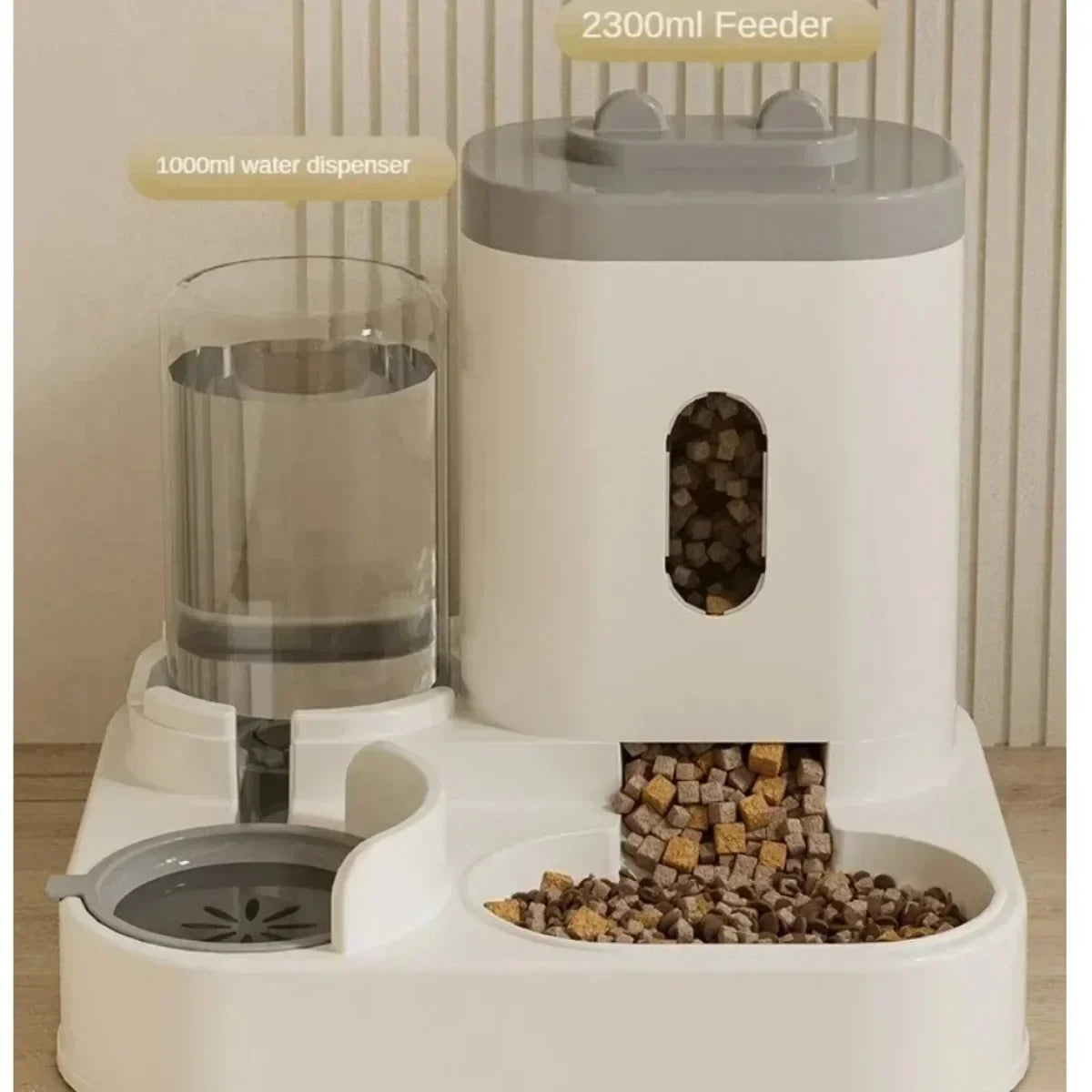 Automatic Pet Feeder & Water Bowl - Large Capacity Dispenser