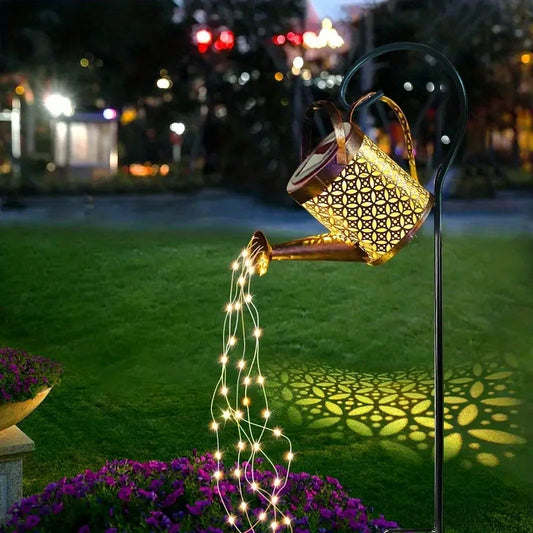 Solar Watering Can Light - Outdoor Waterproof Garden Decor