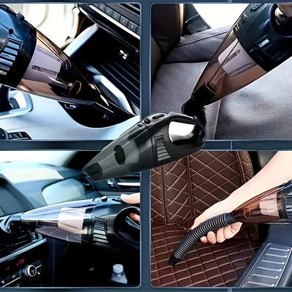 12V Handheld Car Vacuum - Strong Suction, Portable & Mini