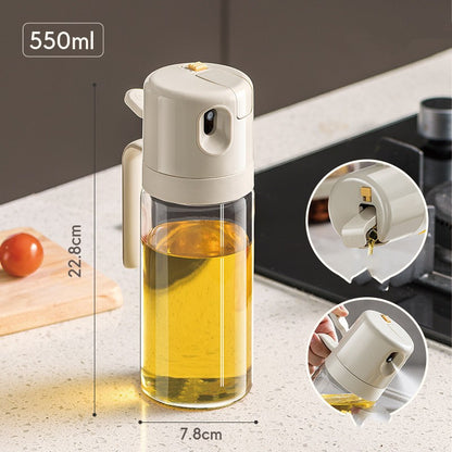 Oil Sprayer Bottle: 2-in-1 BBQ & Cooking Dispenser